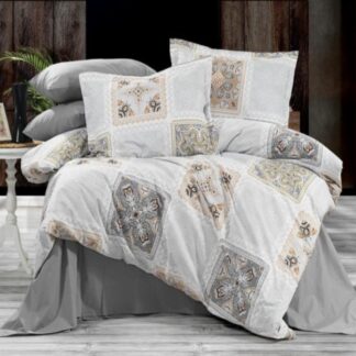 Σετ Πάπλωμα Βαμβακερό Μονό (Π: 160cm x Μ: 240cm) - 2220859085 Γεωμετρικό