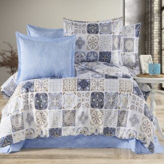 Σετ Σεντόνια Polycotton Διπλά 2520346224 (Π: 200cm x Μ: 240cm) – Γεωμετρικό