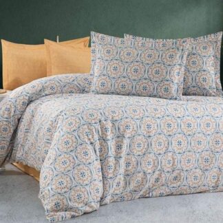 Σετ Κουβερλί Polycotton Υπέρδιπλο (Π: 220cm x Μ: 240cm) – 2520766419 Γεωμετρικό