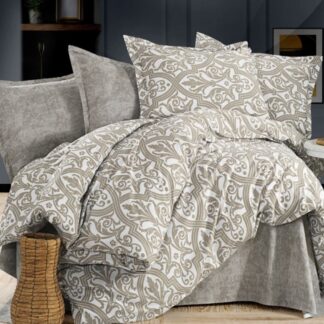 Σετ Σεντόνια Βαμβακερά Υπέρδιπλα 2520539250-1 με Λάστιχο (Π: 160cm x Μ: 200cm x Υ: 30cm) – Γεωμετρικό