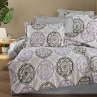 Σετ Σεντόνια Βαμβακερά Υπέρδιπλα 2520539258 (Π: 220cm x Μ: 240cm) – Γεωμετρικό