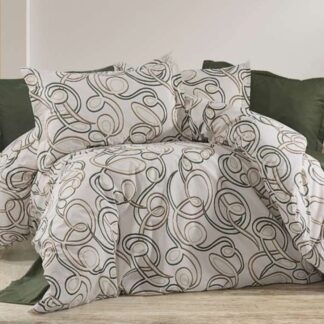 Σετ Σεντόνια Βαμβακερά Υπέρδιπλα 2520539261 (Π: 220cm x Μ: 240cm) – Γεωμετρικό