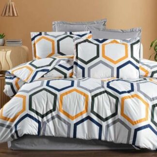 Σετ Σεντόνια Βαμβακερά Υπέρδιπλα 2520539265 (Π: 220cm x Μ: 240cm) – Γεωμετρικό