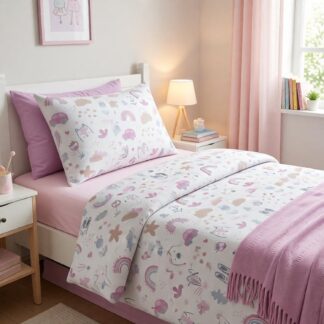 Σετ Παπλωματοθήκη Παιδική Polycotton Ημίδιπλη (Π: 180cm x Μ: 240cm) – 2520822183