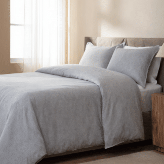 Σετ Πάπλωμα Polycotton Mονό (Π: 160cm x Μ: 240cm) – 2224944328 Μονόχρωμο Γκρι