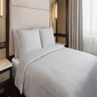 Σετ Πάπλωμα Polycotton Mονό (Π: 160cm x Μ: 240cm) – 2224944332 Μονόχρωμο Γκρι Ανοιχτό