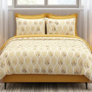 Σετ Σεντόνια Βαμβακερά Υπέρδιπλα 2220539015-1 με Λάστιχο (Π: 160cm x Μ: 200cm x Υ: 30cm) – Γεωμετρικό