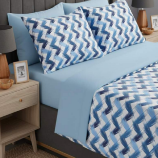 Σετ Παπλωματοθήκη Polycotton King Size (Π: 260cm x Μ: 240cm) - 2520126522 Γεωμετρικό