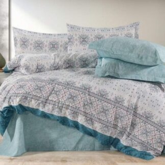 Σετ Παπλωματοθήκη Polycotton King Size (Π: 260cm x Μ: 240cm) - 2520126537 Γεωμετρικό