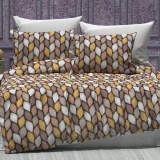 Σετ Κουβερλί Polycotton Υπέρδιπλο (Π: 220cm x Μ: 240cm) – 2520766543 Γεωμετρικό